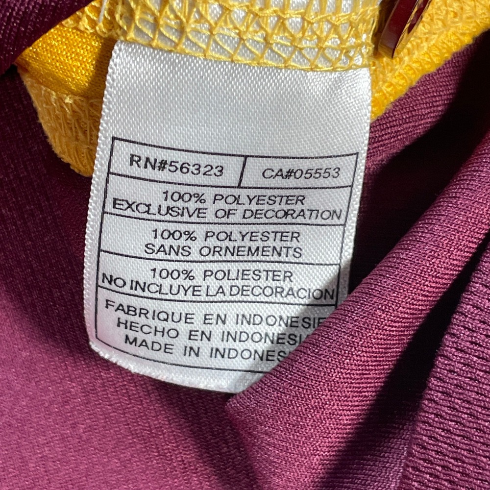 Nike Men's XXL Team Arizona State Sun Devils Polo Shirt Maroon ASU Sparky Mascot - Picture 6 of 9